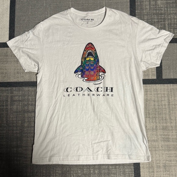 Coach Leatherwear Rainbow Shark Shirt - Picture 1 of 3